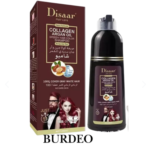 SHAMPOO COLORANTE TINTE CUBRE CANAS