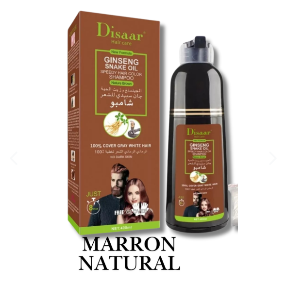 SHAMPOO COLORANTE TINTE CUBRE CANAS