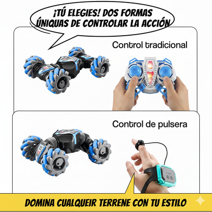 Auto Control Remoto Acróbata + Pulsera