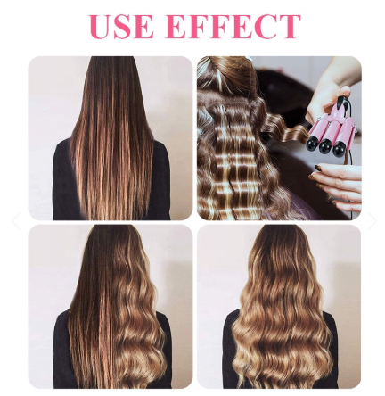 Rizador Ondulador Triple Barril