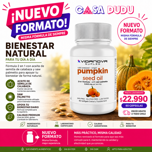 CÁPSULAS ACEITE DE SEMILLA DE ZAPALLO