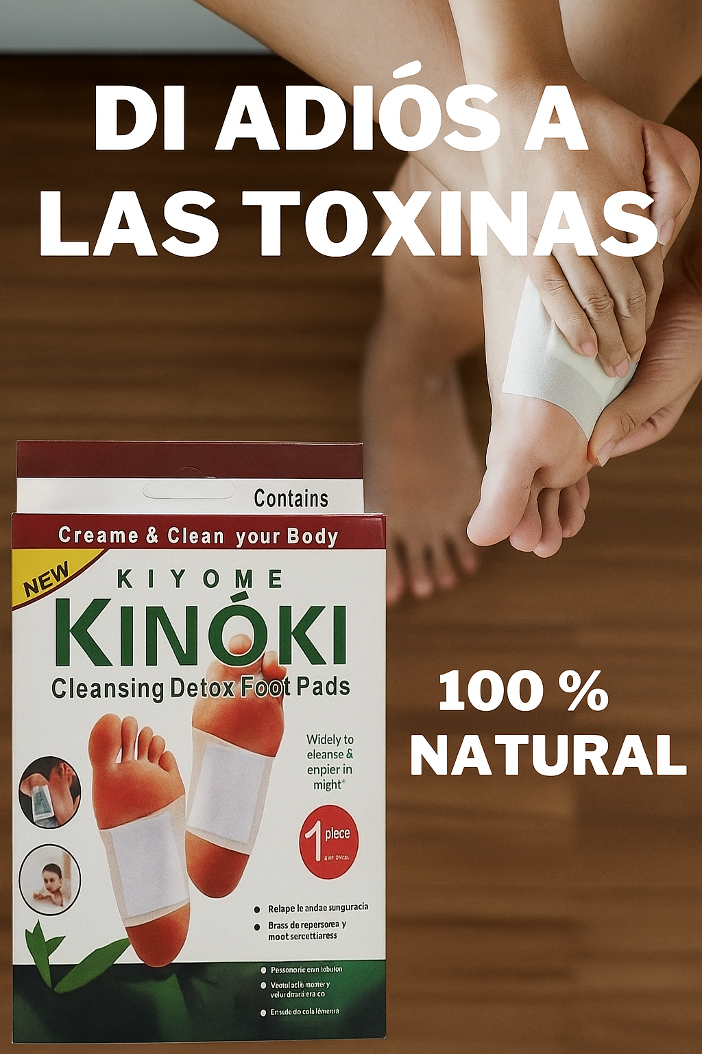 PARCHES KINOKI 10 CAJAS (100 parches)