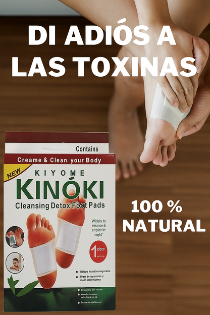 PARCHES KINOKI 10 CAJAS (100 parches)