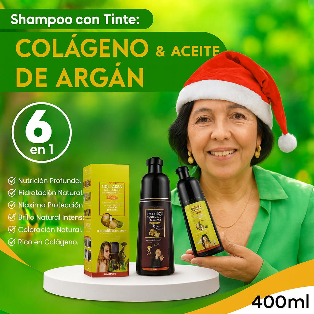 SHAMPOO COLORANTE TINTE CUBRE CANAS