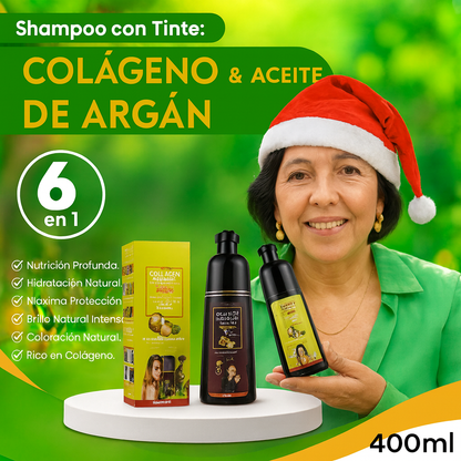 SHAMPOO COLORANTE TINTE CUBRE CANAS
