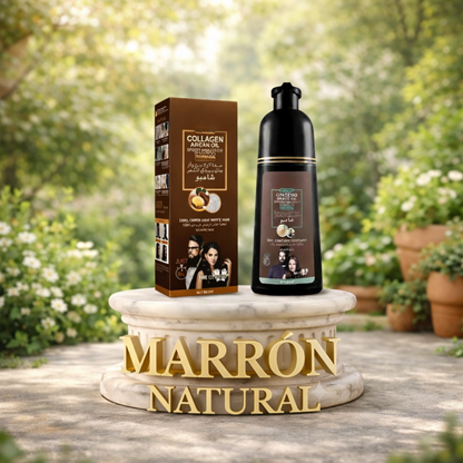 SHAMPOO COLORANTE TINTE CUBRE CANAS