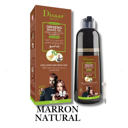 SHAMPOO COLORANTE TINTE CUBRE CANAS